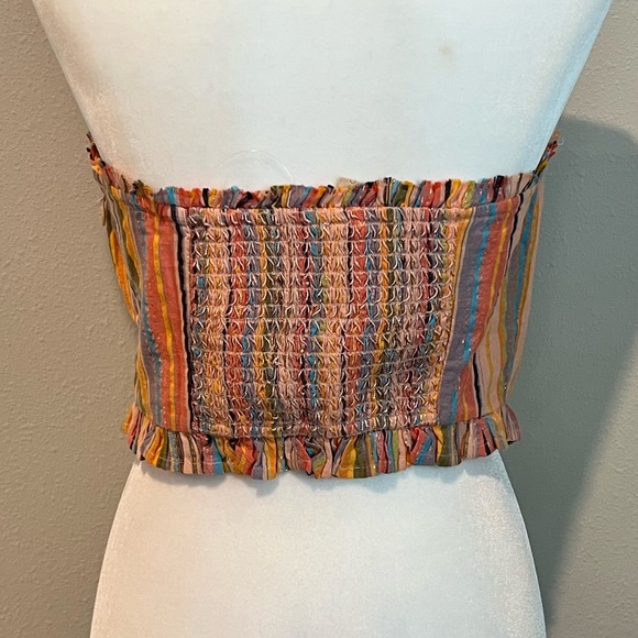 NWT Anthropologie Smocked Crop Top - Size Medium - Picture 4 of 8